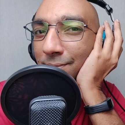 Indian Voice Over artist working out of his home studio in Chennai, India. #English #VO #VoiceOver #eLearning #audiobook #narration #AudioTechnica #Focusrite