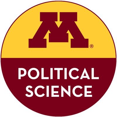 Official account of the University of Minnesota Department of Political Science. RTs, links do not constitute endorsement. #PoliSciUMN