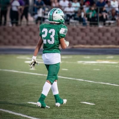 Pojoaque valley high school Freshman #23, 40-4.5, 2027, 1st team all district running back, 2nd team all district safety, #3 in the state kick return average