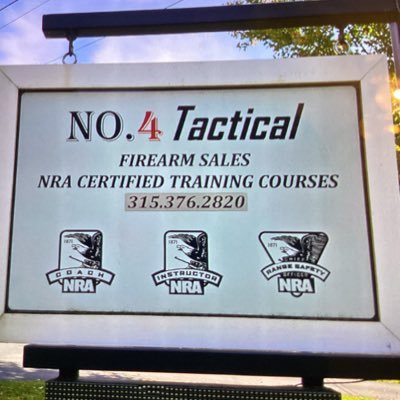 No4Tactical's profile picture. No 4 Tactical Firearms & Training Center is your North Country connection for all your firearm and training needs. We teach the NYS 18 hour Pistol Permit class.