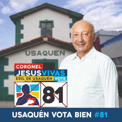 Coronel Jesús Vivas Mosquera | Líder comprometido con la seguridad y educación en Usaquén | Vota por el progreso de nuestra comunidad. 
#UsaquenVotaBien #81