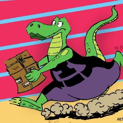 Making comic about lady crocodile and her working in a space warehouse woes. #1 #2 #3 Available on Google Play. #4 Early/2024. #5 Spring/2024 - He/Him
