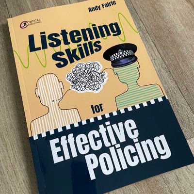 Author of Listening Skills for Effective Policing. Qualified CBT therapist. Retired police officer/Negotiator.