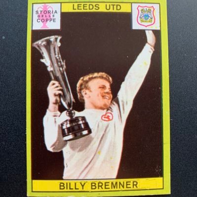 Leeds United’s (& City’s) history in cigarette cards, trading cards, bubblegum cards & stickers.