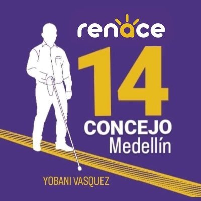 ☀️Yobani Vásquez Giraldo, Candidato al Concejo Distrital de Medellín con la Alianza Renace #14
⚖️Abogado
✒️Poeta
🌱Soñador