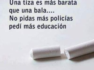 La verdadera prosperidad de un pueblo, como la verdadera nobleza de los individuos, está basada en la educación. J Manso