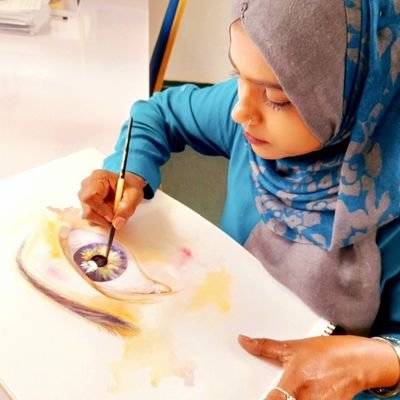 Masters in Fine Art, Co-Founder of Maldivian Artist Community, National Award Winner 2021
