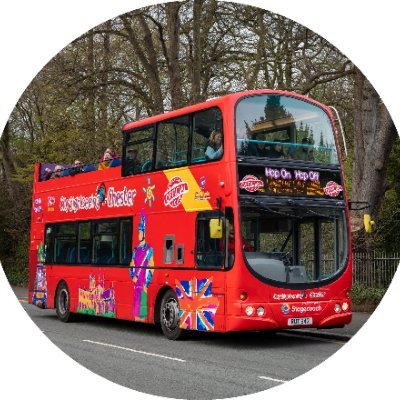 Chester's official City Sightseeing open top bus tour. 
We're on the roads 9am - 6pm everyday.
Why not give us a try!