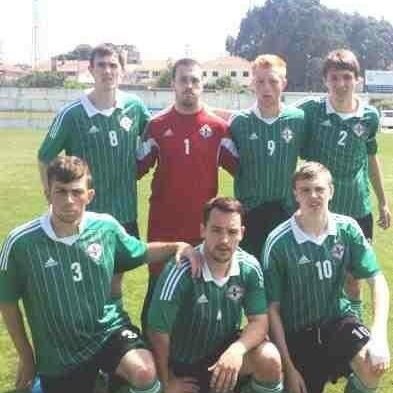 ex Northern Ireland cerebral palsy international footballer