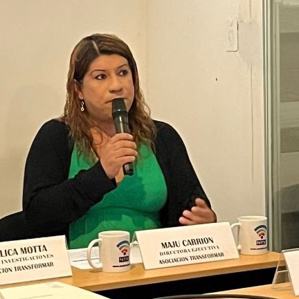 MajuCarrion's profile picture. Mujer transfeminista, Directora Ejecutiva   de Asociacion Transformar, Defensora de DDHH, Comunicadora trans,Comediante, Conductora de Radio Trans.