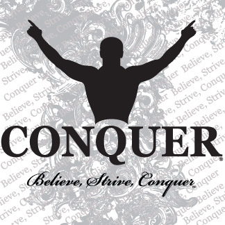 Conquer Wear offers quality apparel to individuals that have the desire to Conquer!  Only you may Conquer!  Conquer, clothing brand of the future.