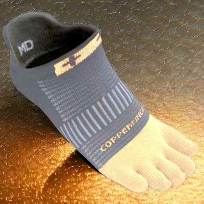 COES 45% Copper toe socks.  Only toes are 45% copper.