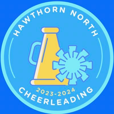 Official Account of Hawthorn Middle School North Cheerleading🎀 💛Ran by Coach Parmley and Coach Alimissis🩵