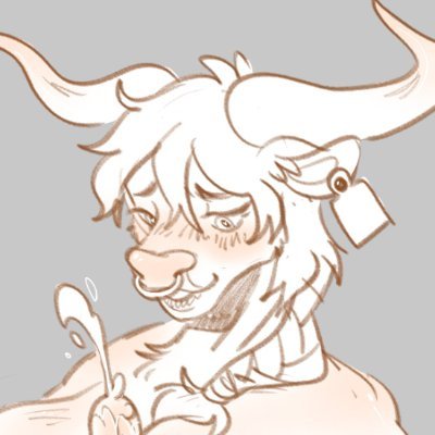 NSFW MINOTAUR 🍂 he/they 🍂 PNGtuber on Twitch. PFP by @ghost_rent #furryvtuber 🐄 #twitchstream #fanslystreamer 28