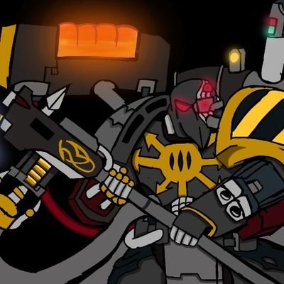 Grimaoire's profile picture. I like 40k and dumb shit, some apologies for the nsfw I like (don't worry, it's nothing illegal just boobs)