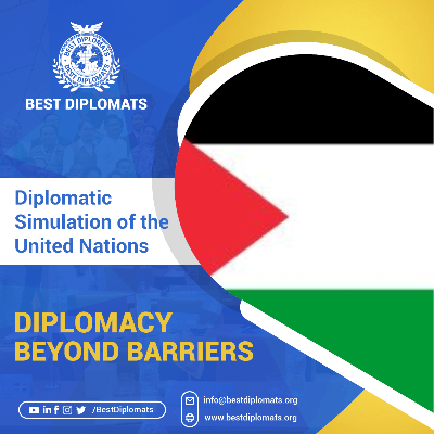 This is Abdullah, a prospective diplomat from Palestine, the country of the USA's Best Diplomats, which will be held in New York from March 18-21, 2024. Join me