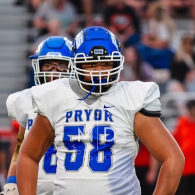 | C/O 2027 | 6'2 305lbs | 3 sport athlete | OL/DL | Pryor High School | 918-803-8814