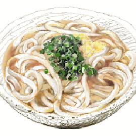 関西風うどんが好き。