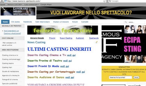 Questa è la Pagina Ufficiale della Redazione di Lavorare Nello Spettacolo, LaNostraTv e Lescuoledirecitazione