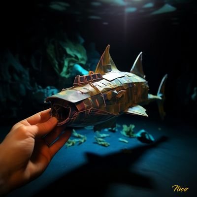 Origamimellows's profile picture. YouTube channel and merch store featuring All Original Ambient Soundtracks & Videos set to #OrigamiTech style images & By NFT Artist Nico.