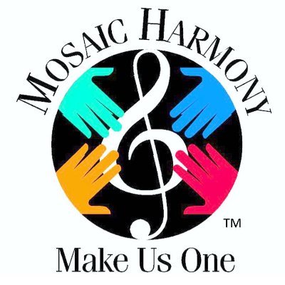 Mosaic Harmony, a community choir since 1993, celebrates with love and inclusion by sharing our message through the powerful medium of song.