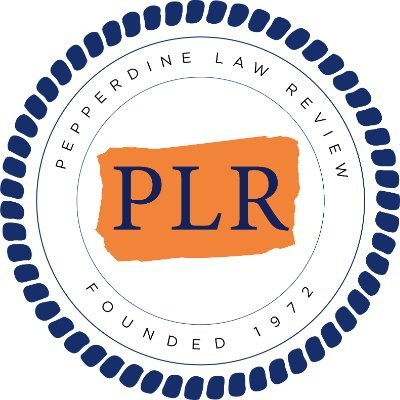 Pepperdine Law Review is a scholarly law journal published by second- and third-year law students.

Email eleanor.ritter@pepperdine.edu with questions.