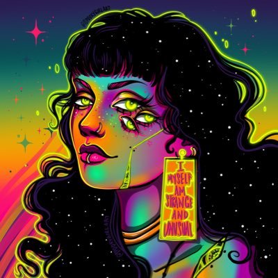 andi astra • 👽🏳️‍🌈✨💖artist @spookygirlart • 121k  ig • 111k fb