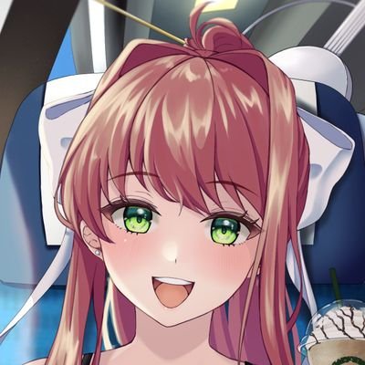 they/them 💜 🔁&❤️s monika content 💚 commissions lots of monika 💙 likes may be nsfw! ⚠️ EN/日本語(🔰) モニカだけ💚
pfp: @mitarou_sk 💚 header: @leira_cire