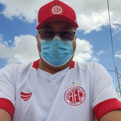 Brasileiro, Potiguar e torcedor do América Futebol Clube, único clube do Rio Grande do Norte a disputar a série A do campeonato brasileiro de futebol !