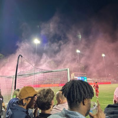 Forward Madison FC Supporter + Club 1856 + #UTG + PINK SMOKE UNDER THE LIGHTS