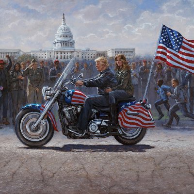 Pure blood Super Magadonian Law and Order Biker Love our country USA! TRUMP2024 End the communist takeover of America Bring the blood drinkers  to justice!!