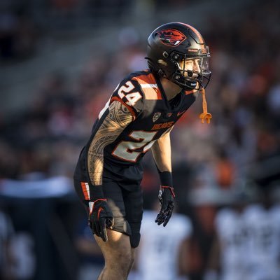 @beaverfootball Oregon State DB.        barstool athlete