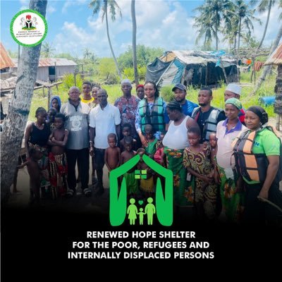 The Renewed Hope Shelter Program is a key initiative of President Tinubu, implemented by @fmha_pa to address the shelter needs of the vulnerable.