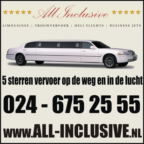 Ruim 15 jaar professionele & betrouwbare limousine VIP verhuur door geheel Nederland.  Lincoln & Hummer limousines, VIP-party Bussen en BMW .