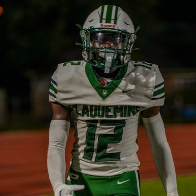 Derion Bosley #12| 6”0| plaquemine high school |🏈| class of 2025🎓| weight 180 Ib| Safety x OLB| 4.0 gpa |derionbosley100@gmail.com| 2257767936|