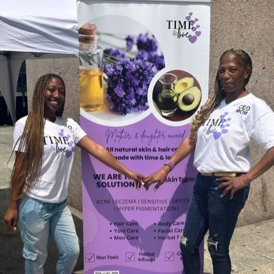 Mother of 2 Dope Daughters Co- Founder of Time & Love all naturally infused skin & hair company Mother & Daughter owned.  please follow us @timeandlovellc