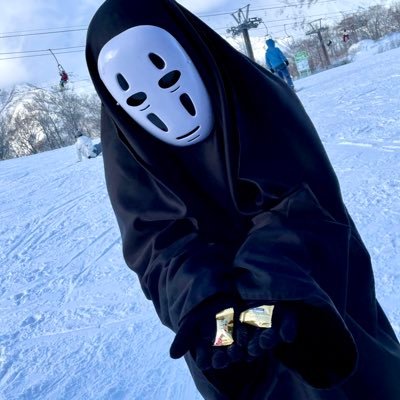 カオナシページ 雪山のカオナシ⛷ (@____No_Face____) / X