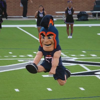 Seven lakes high school’s varsity Mascot UCA all American 22, NCA all American 23