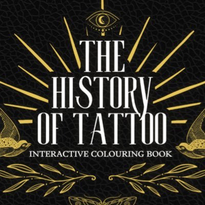 The world’s first INTERACTIVE Tattoo colouring book