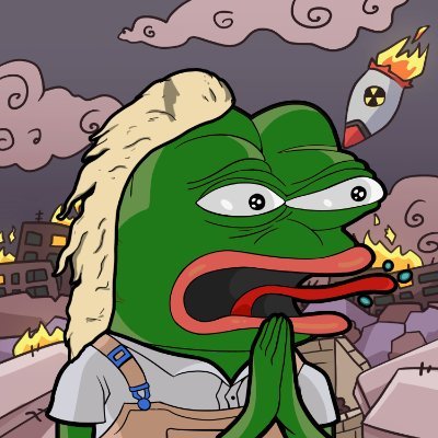 The Last Pepe represents the final Pepe in a post-apocalyptic world.
https://t.co/nYeP7QmiHK