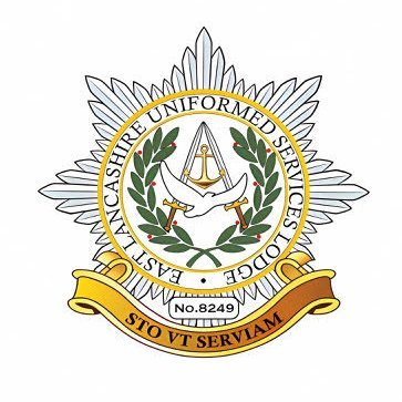 Uniformed Services Lodge in Province of East Lancashire. Meeting 3rd Fri Feb, May(I), Aug, Oct & Fri before Remembrance Sunday. Visitors welcome. Views our own!