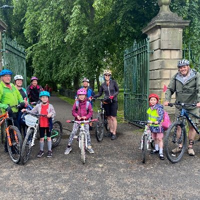 The west Corstorphine primary school bike bus is run by parents.