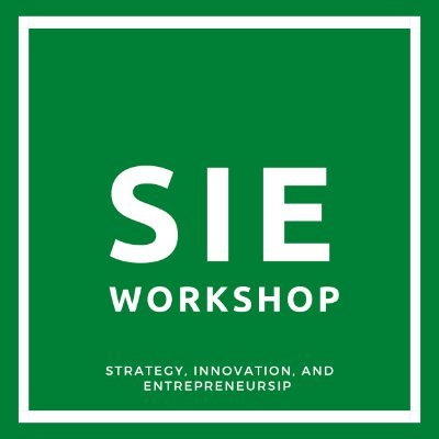 SIEworkshop's profile picture. A virtual strategy, innovation, & entrepreneurship paper seminar series. Organizers: @prof_cunningham @giada_distefano @SerranoMejias @vale_tartari