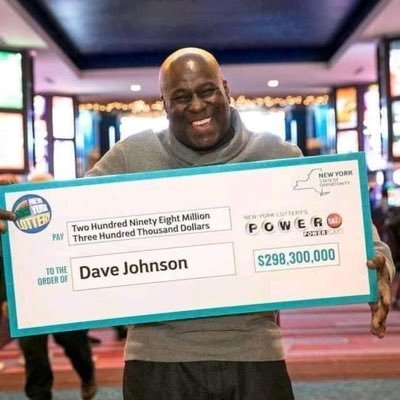 AM DAVE JOHNSON THE NEW YORK POWERBALL LOTTERY WINNER OF $298.3MILLION I'M GIVING OUT $30,000 EACH TO APPRECIATE MY FIRST 2K FOLLOWERS BY RANDOMLY PICK