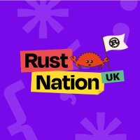 Rust Nation UK 🦀 (@rustnationuk) 's Twitter Profile Photo Rust Nation UK 🦀 (@rustnationuk) 's Twitter Profile Photo