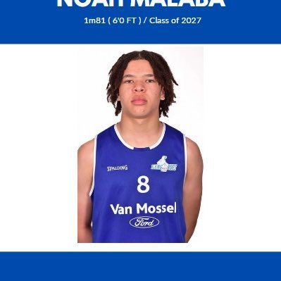 6’0 Point guard|🇨🇩🇧🇪 |Kangoeroes Mechelen | E-mail: noahmalaba12@gmail.com|IG: noah.malaba| YouTube: https://t.co/BELfCZpTan