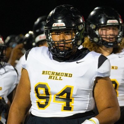 6’2 | DL | WT 290 | Richmond Hill Football🏈 | 🎓 24’ | 3.0GPA |