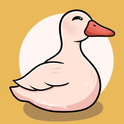 Ayooo, how you doin'~ Am Ducc! Wholesome, blind & AuDHD Pekin Duck https://t.co/zvggAoChSN 🦆 • Admin & Member @TheCookieJarST 🍪 • @official_throne Partner •