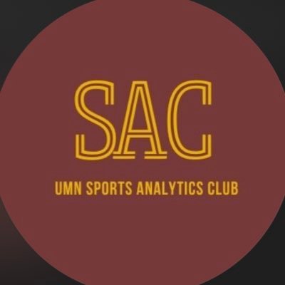 Official account of the University of Minnesota Sports Analytics Club (MSAC)! DM us about joining the club and upcoming meetings!