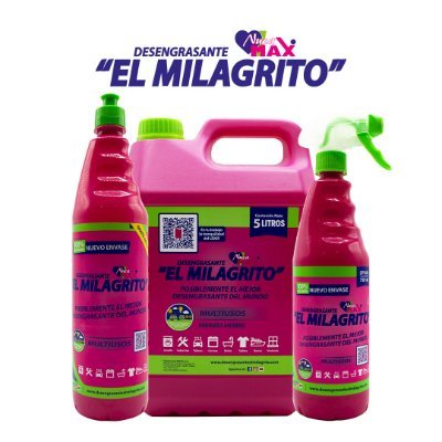 Comprar Desengrasante sin fosfatos Spray - El Milagrito